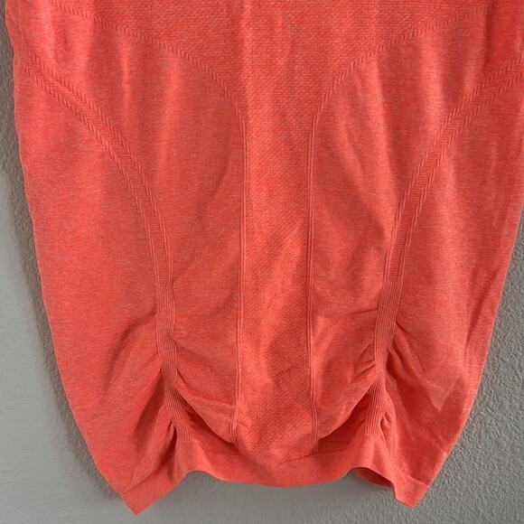 Athleta Fast Track Tee Orange Bright Running Athleisure Medium - Picture 6 of 6